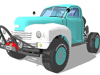 超精细汽车模型 卡车 1949NashWrecker1_SU2015